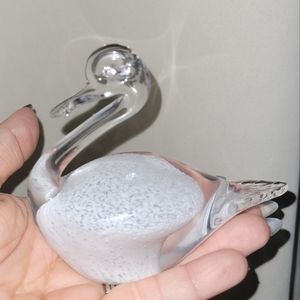 Swan vintage paperweight